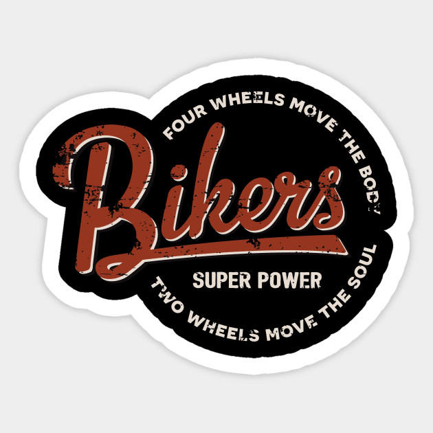 Bikers Sticker by Alouna